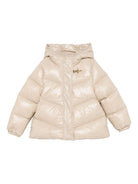 Giubbino per bambina Fay Kids beige con cappuccio - Rubino Kids