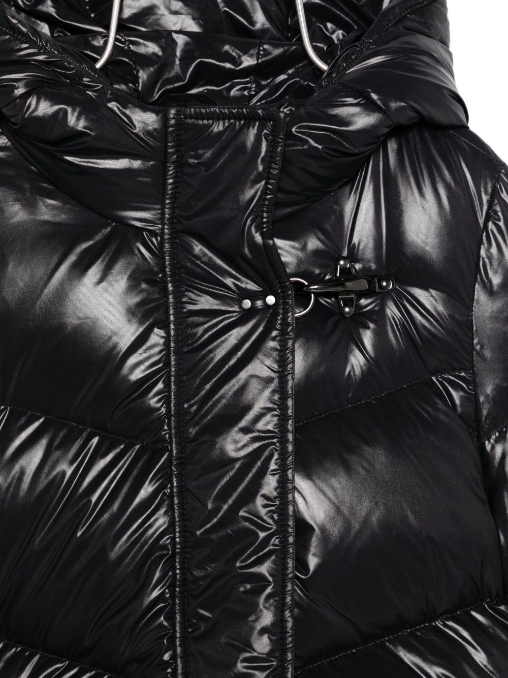 Giubbino per bambina Fay Kids nero con cappuccio - Rubino Kids