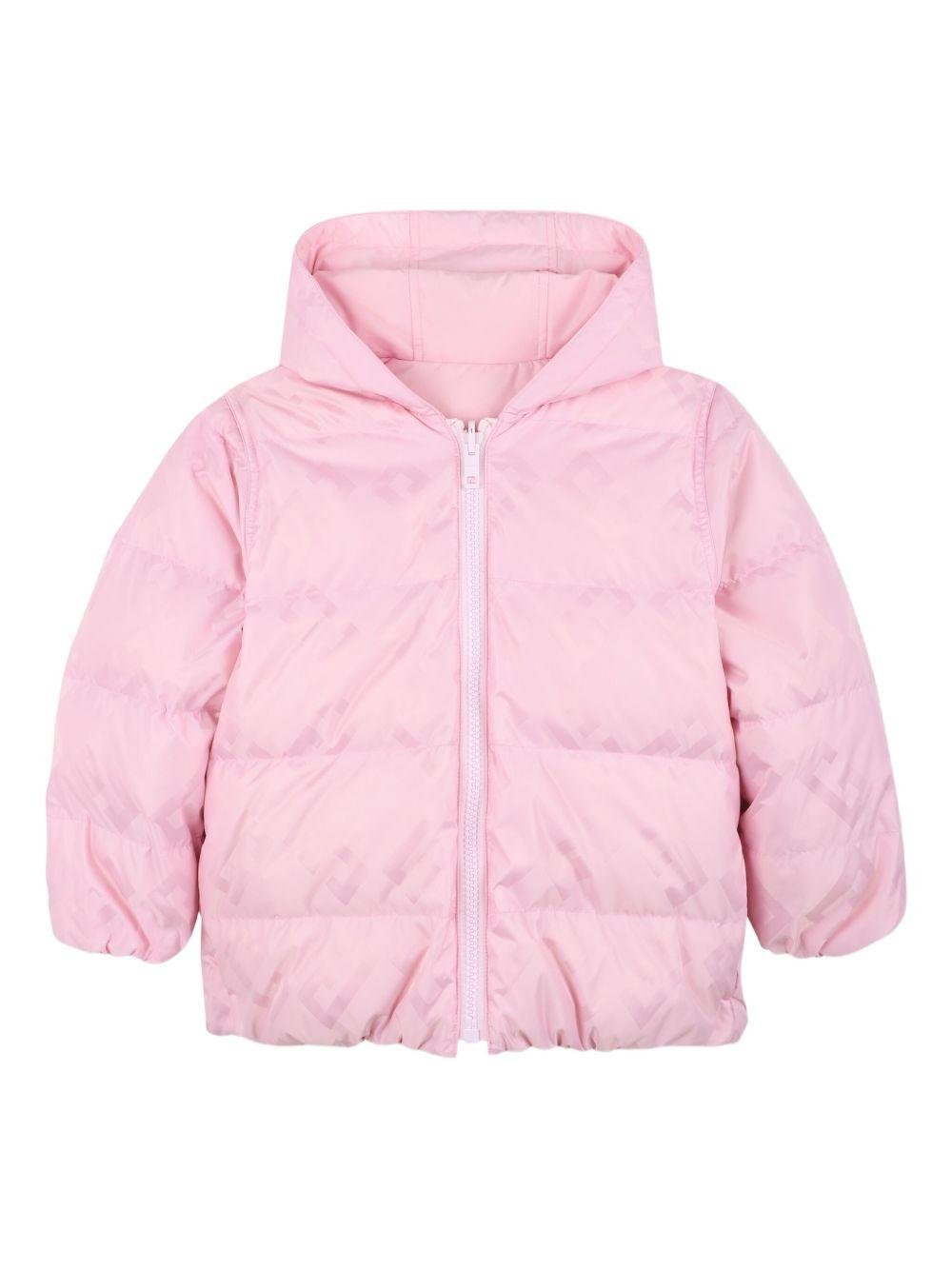 Giubbino per bambina Givenchy Kids rosa con design trapuntato - Rubino Kids