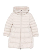 Giubbino per bambina Il Gufo beige dal design svasato - Rubino Kids