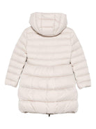 Giubbino per bambina Il Gufo beige dal design svasato - Rubino Kids