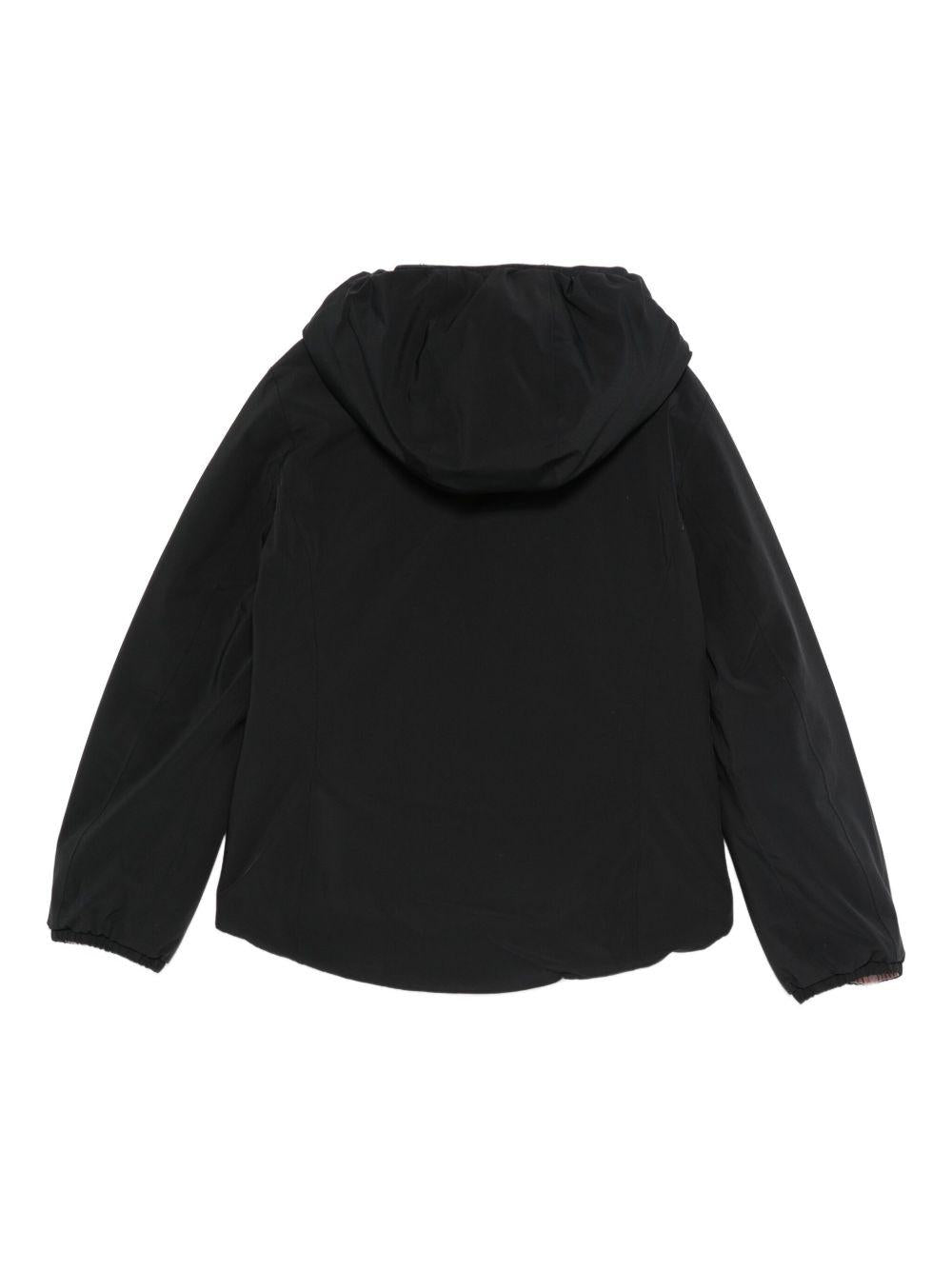 Giubbino per bambina K - Way Kids blu con cappuccio classico - Rubino Kids