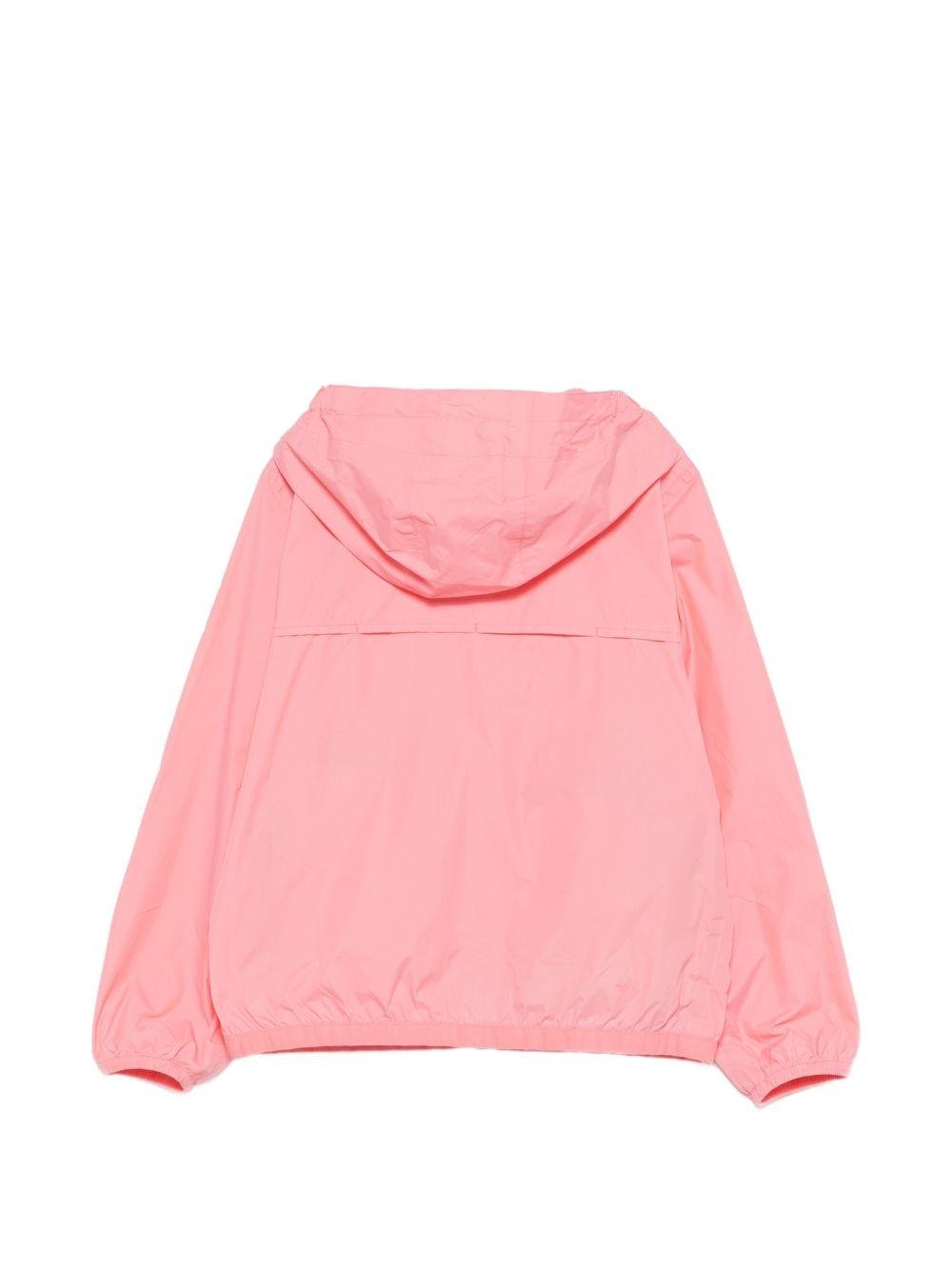 Giubbino per bambina K - Way Kids rosa con cerniera - Rubino Kids