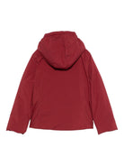 Giubbino per bambina K - Way Kids rosso con applicazione logo sul davanti - Rubino Kids
