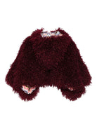 Giubbino per bambina Missoni Kids rosso con pelliccia sintetica - Rubino Kids