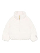 Giubbino per bambina Molo bianco con pelliccia sintetica - Rubino Kids