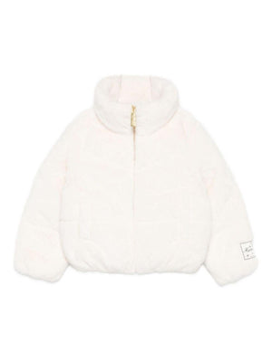 Giubbino per bambina Molo bianco con pelliccia sintetica