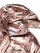 Giubbino per bambina Molo rosa con effetto metallizzato - Rubino Kids