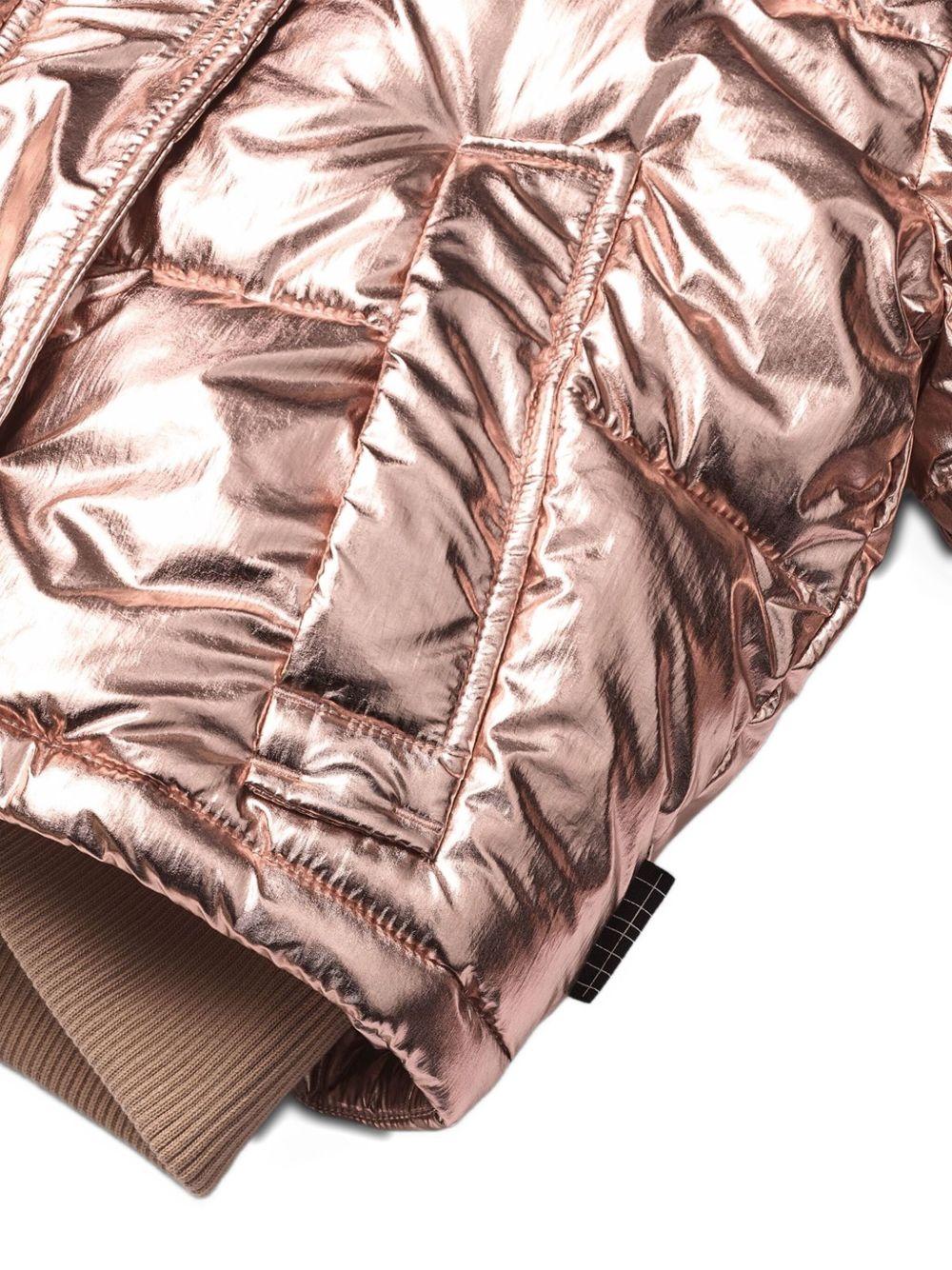 Giubbino per bambina Molo rosa con effetto metallizzato - Rubino Kids