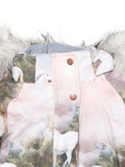 Giubbino per bambina Molo rosa con stampa unicorni - Rubino Kids