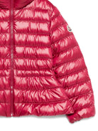 Giubbino per bambina Moncler Enfant rosso senza con design trapuntato - Rubino Kids