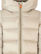 Giubbino per bambina Save The Duck Kids beige con cappuccio - Rubino Kids