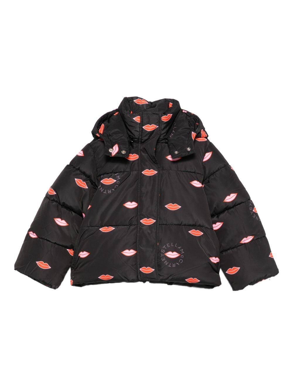Stella McCartney Kids Black Quilted Jacket for Boys | STELLA