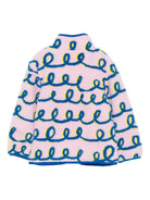 Giubbino per bambina Stella McCartney Kids rosa con motivo a vortice - Rubino Kids