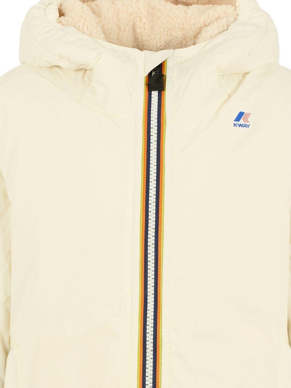 Giubbino per bambini K - Way Kids bianco con design imbottito - Rubino Kids