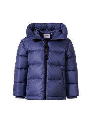 Giubbino per bambino Aspesi Kids blu con design trapuntato