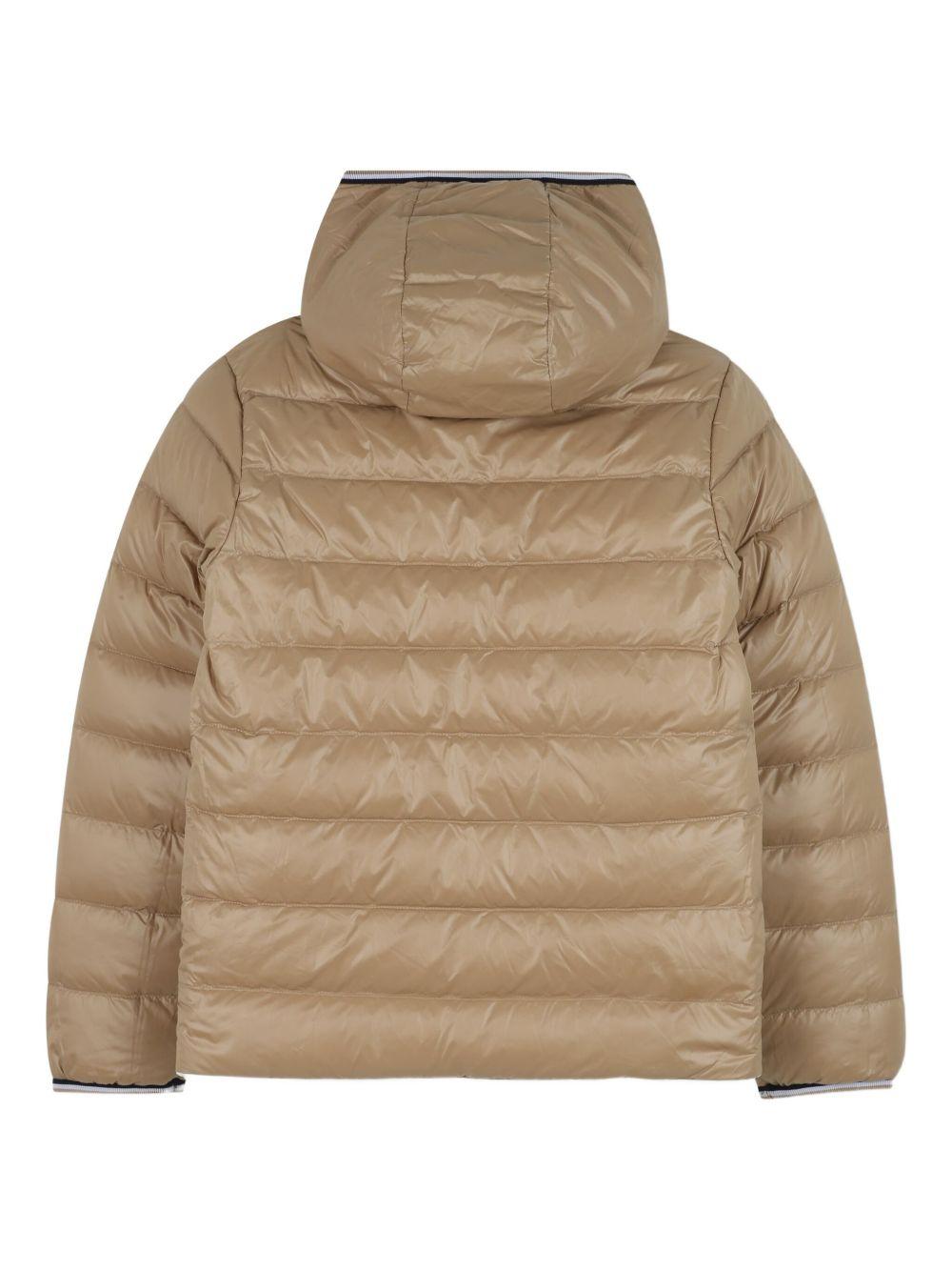 Giubbino per bambino Boss Kids beige con design reversibile - Rubino Kids