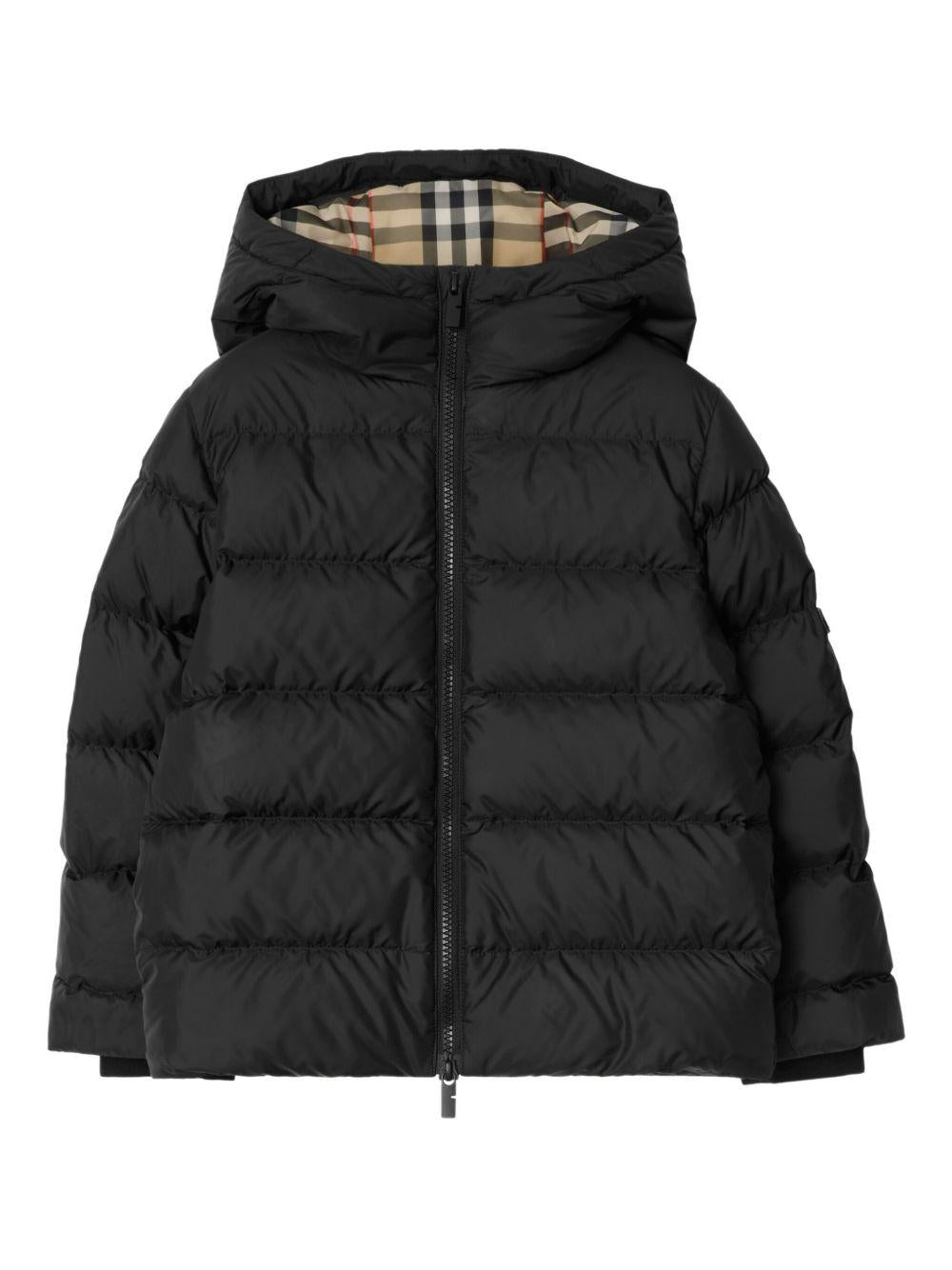 BURBERRY キッズ トーマスベア ジャケット Burberry Kids black jacket with Thomas Bear applique