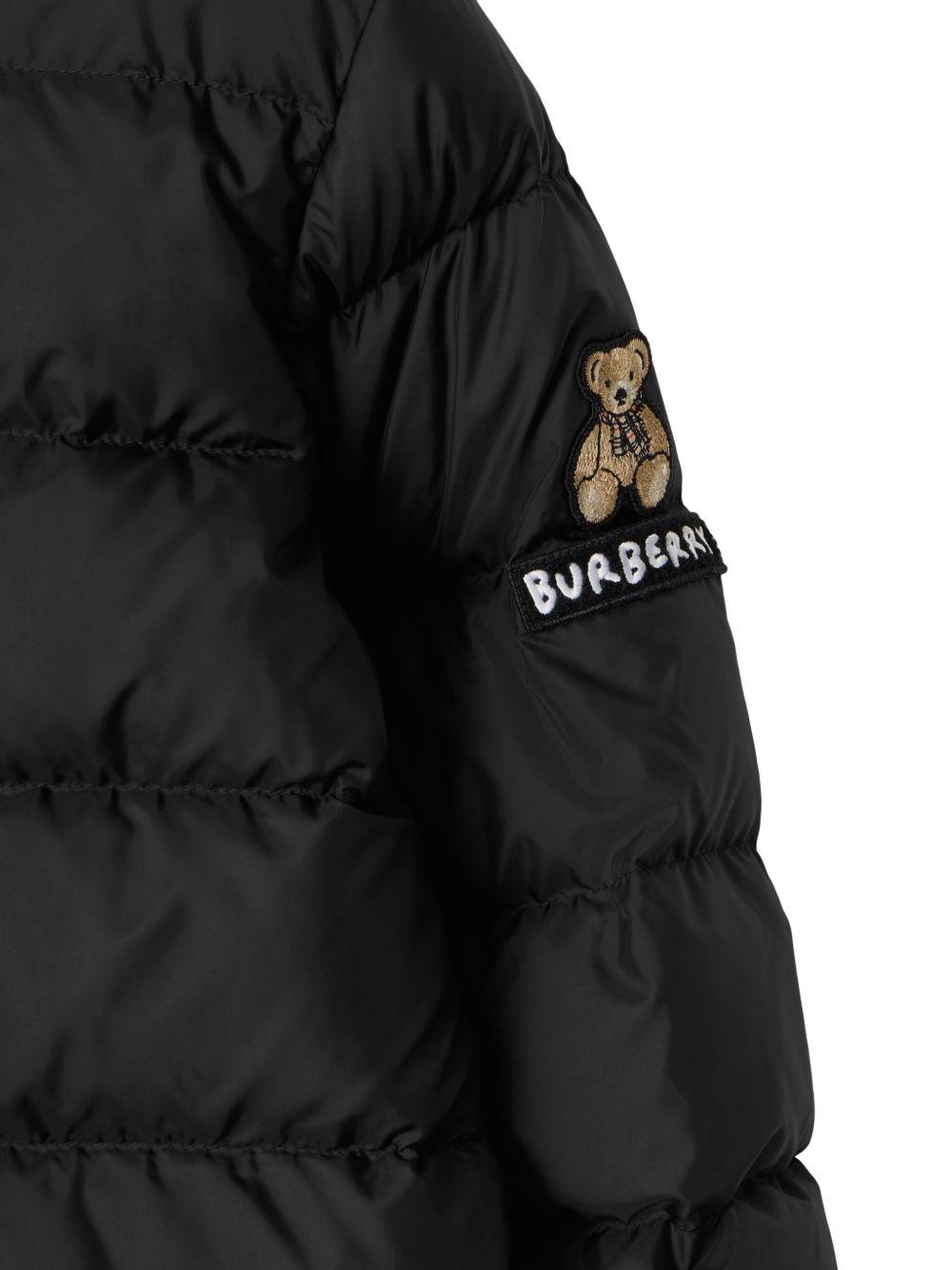 BURBERRY キッズ トーマスベア ジャケット Burberry Kids black jacket with Thomas Bear applique