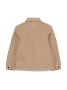 Giubbino per bambino C.P. Company Kids marrone con logo - Rubino Kids