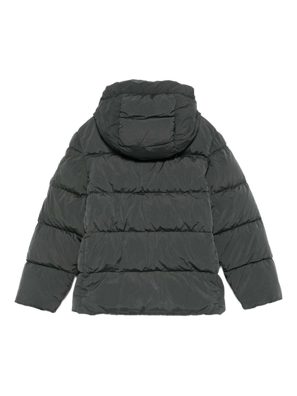 Giubbino per bambino C.P. Company Kids nero con design trapuntato - Rubino Kids