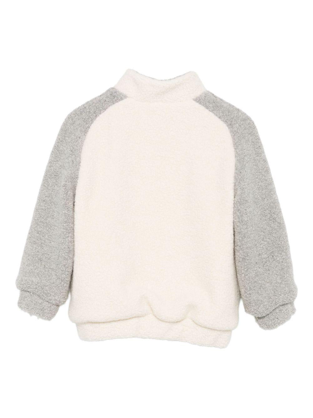 Giubbino per bambino Eleventy Kids grigio con logo ricamato - Rubino Kids