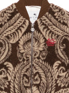 Giubbino per bambino Etro Kids marrone con motivo paisley - Rubino Kids