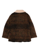 Giubbino per bambino Fay Kids marrone con colletto in pile - Rubino Kids