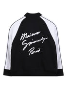 Giubbino per bambino Givenchy Kids nero con logo ricamato - Rubino Kids