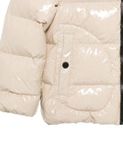 Giubbino per bambino Herno Kids écru con design imbottito - Rubino Kids