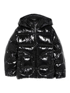 Giubbino per bambino Herno Kids nero con finitura lucida - Rubino Kids