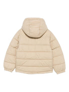 Giubbino per bambino Hugo Kids beige con dettaglio trapuntato - Rubino Kids