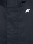 Giubbino per bambino K - Way Kids blu con applicazione con logo sul petto - Rubino Kids