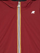 Giubbino per bambino K - Way Kids rosso con toppa con logo - Rubino Kids