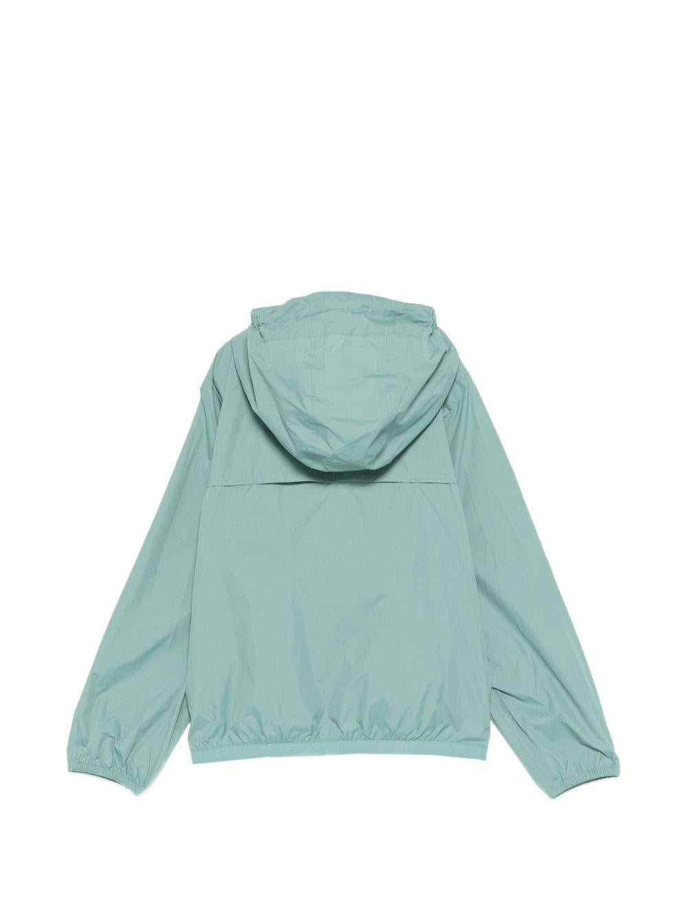 Giubbino per bambino K - Way Kids verde con cerniera - Rubino Kids