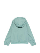 Giubbino per bambino K - Way Kids verde con cerniera - Rubino Kids
