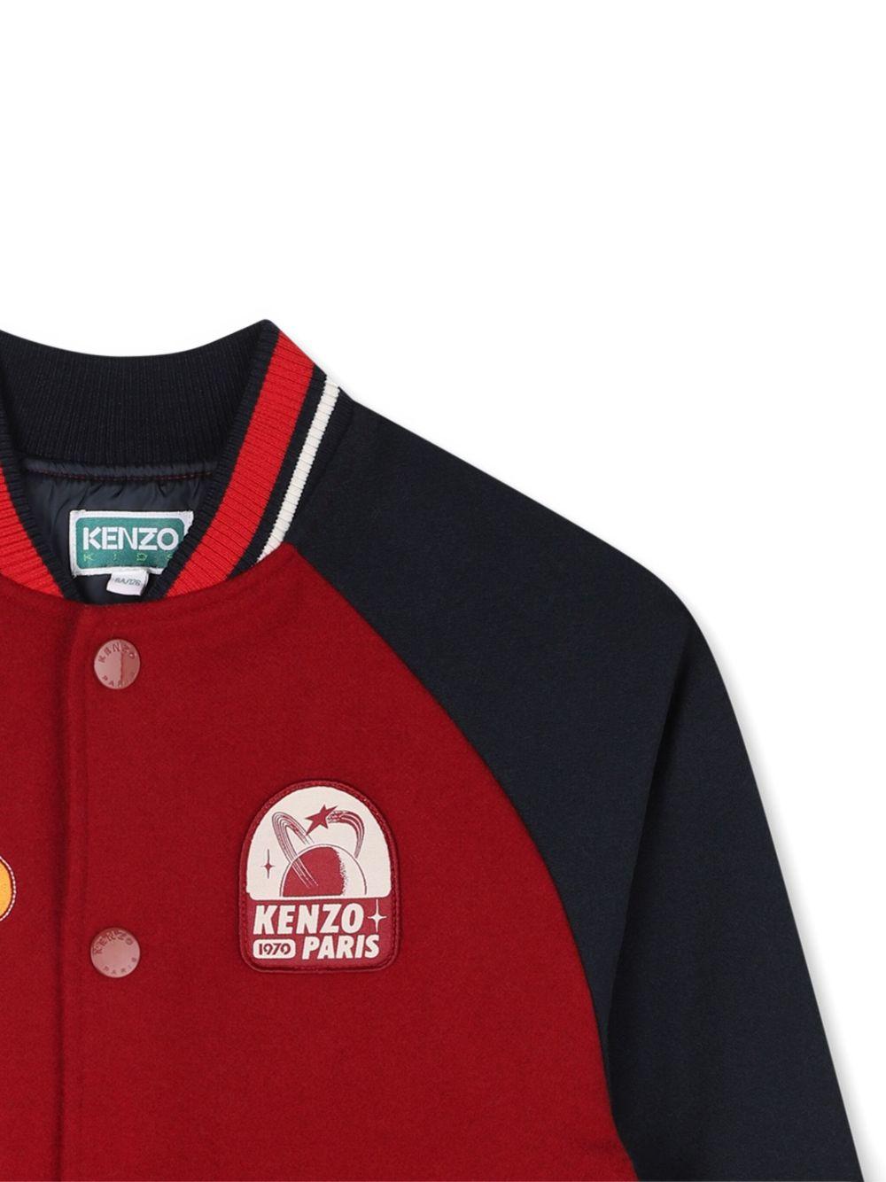 Giubbino per bambino Kenzo Kids multicolore con design color - block - Rubino Kids