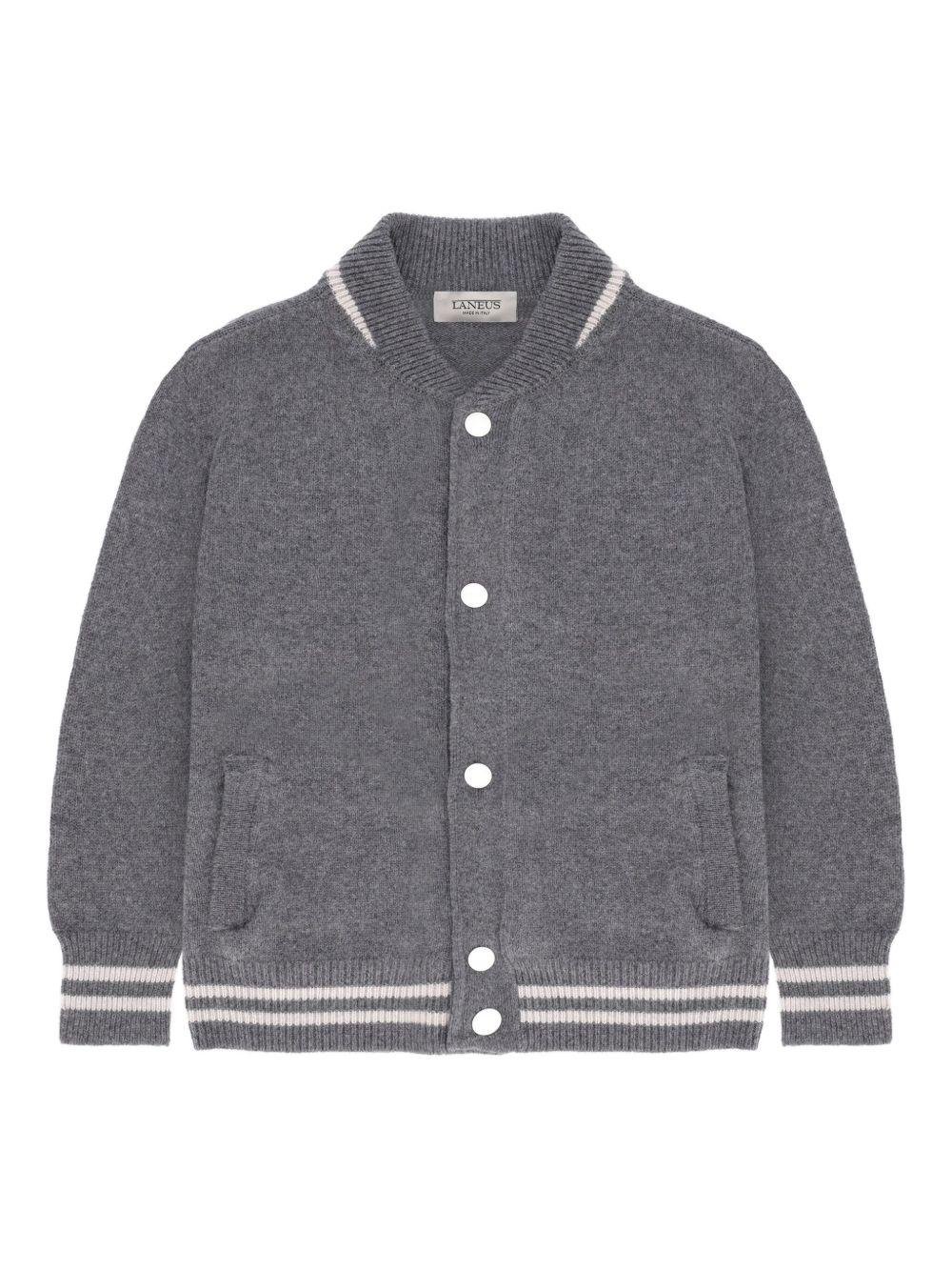 Giubbino per bambino Laneus Kids grigio con tasche laterali - Rubino Kids