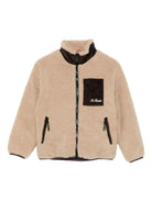 Giubbino per bambino MC2 Saint Barth Kids beige con esterno in shearling - Rubino Kids