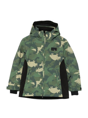 Mc2 Saint Barth Kids green camouflage jacket