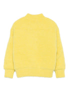 Giubbino per bambino MSGM Kids giallo con logo ricamato - Rubino Kids