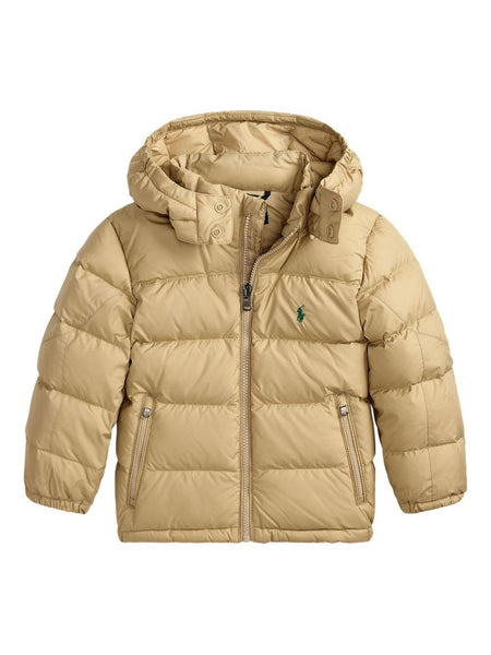 Polo Assn Polo Coat Baby Boy Polo Ralph Lauren Kids Beige Quilted