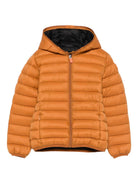 Giubbino per bambino Save The Duck Kids arancione con design trapuntato - Rubino Kids