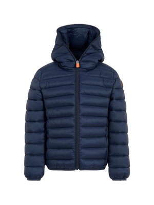 Save The Duck Kids blue quilted jacket for children