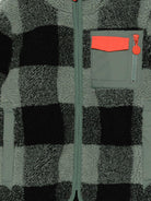 Giubbino per bambino Stella McCartney Kids verde con motivo a quadri - Rubino Kids