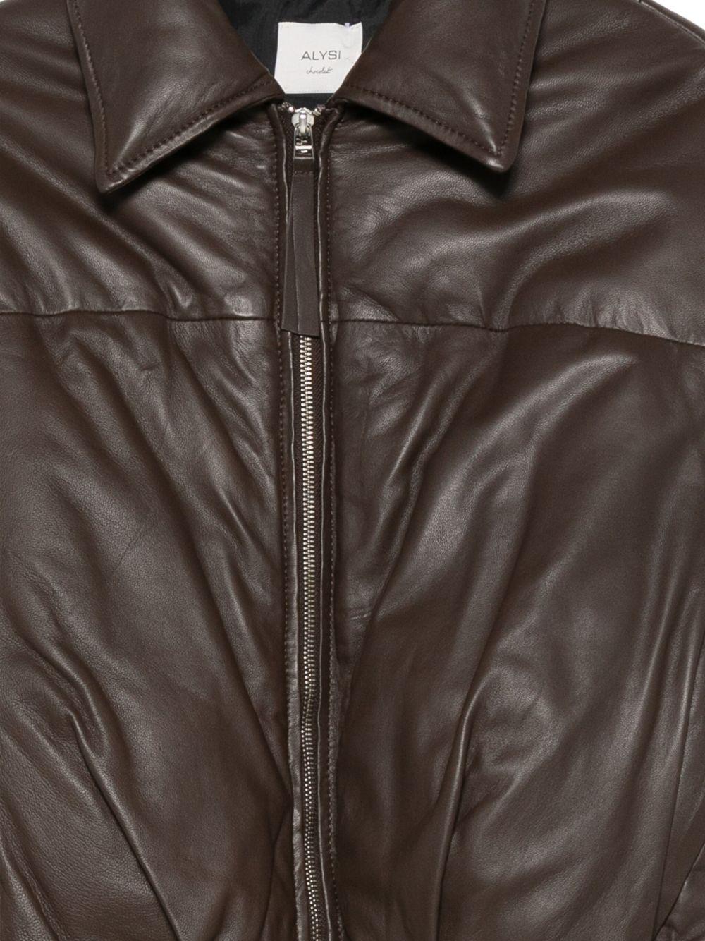 Giubbino per donna Alysi marrone con design trapuntato - Rubino Kids