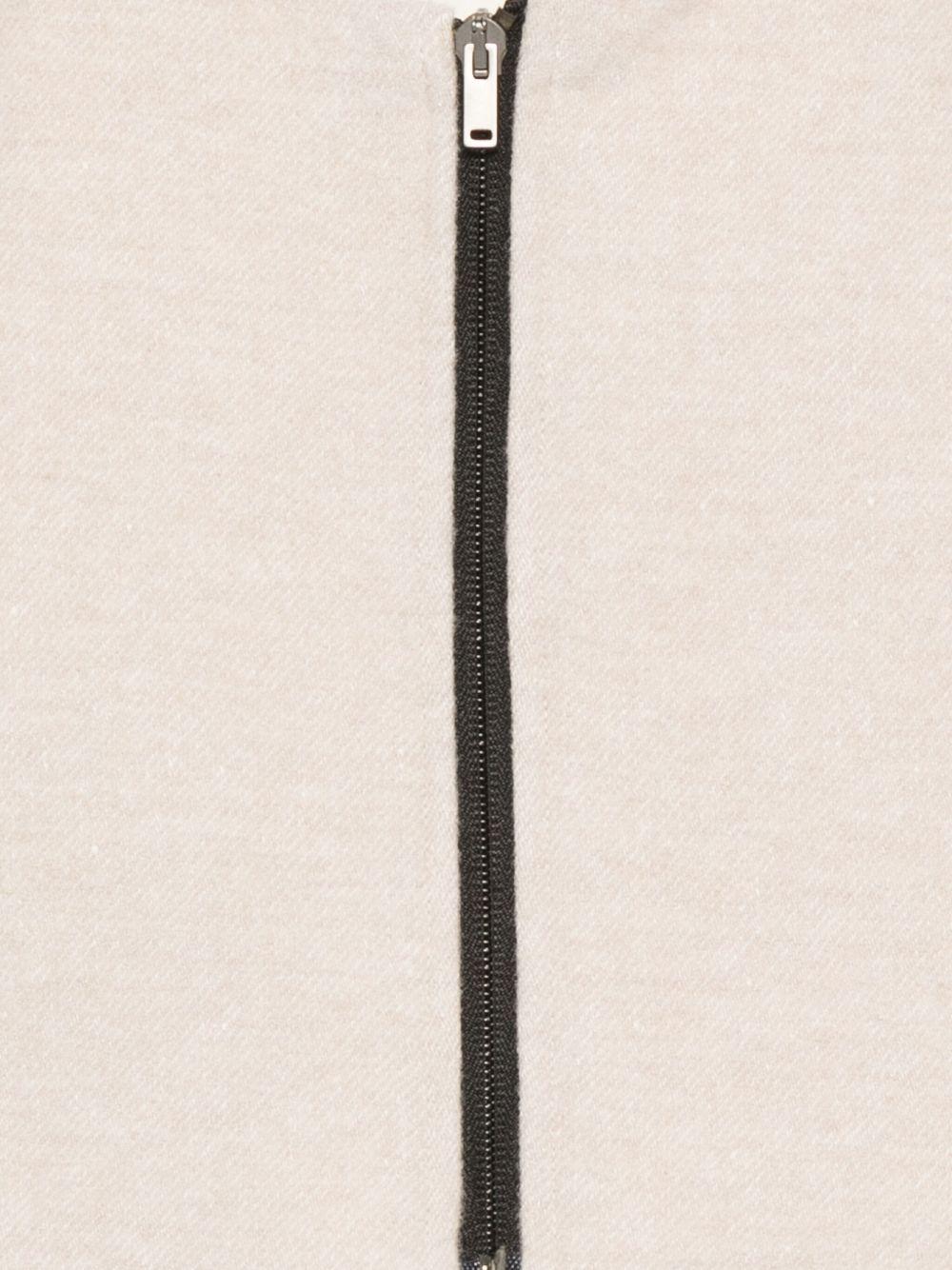 Giubbino per neonata Album Di Famiglia Kids beige con zip frontale - Rubino Kids