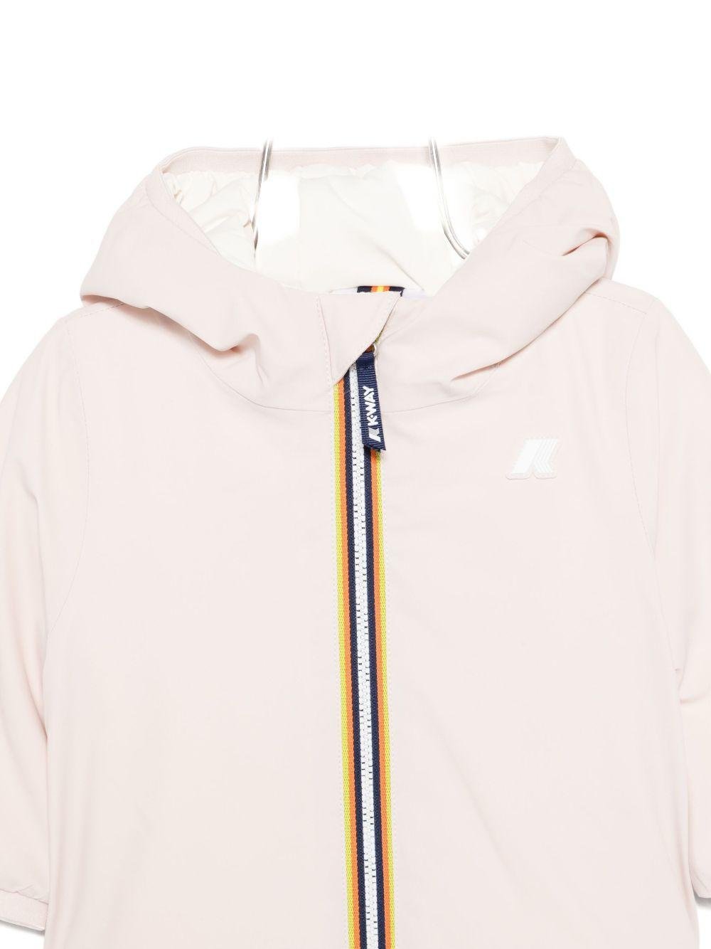 Giubbino per neonata K - Way Kids Jack rosa con design imbottito - Rubino Kids