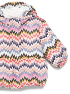 Giubbino per neonata Missoni Kids multicolore con motivo a chevron - Rubino Kids