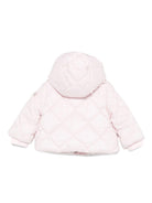 Giubbino per neonata Monnalisa rosa con cappuccio - Rubino Kids